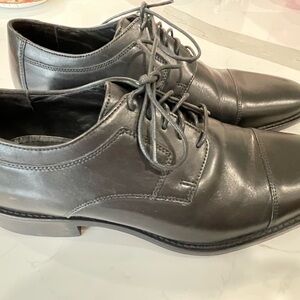 Johnston & Murphy Black Leather Men’s Oxfords Shoes 9 D